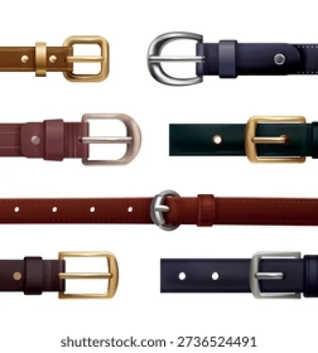 realistic leather belts isolated belt 260nw 2736524491